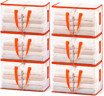 KYODOLED Clear Moving Bags Heavy Duty Extra Large, Storage Totes