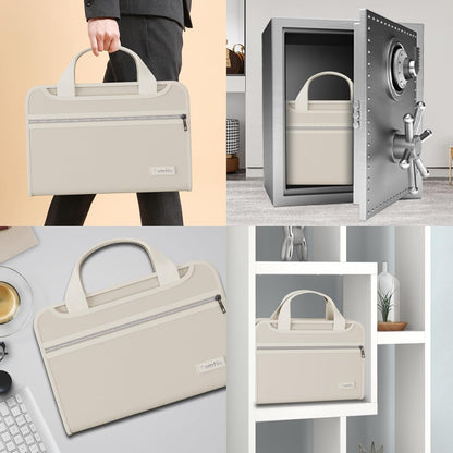 Tamfile Fireproof Accordion File Folder with Handle, Document Organizer