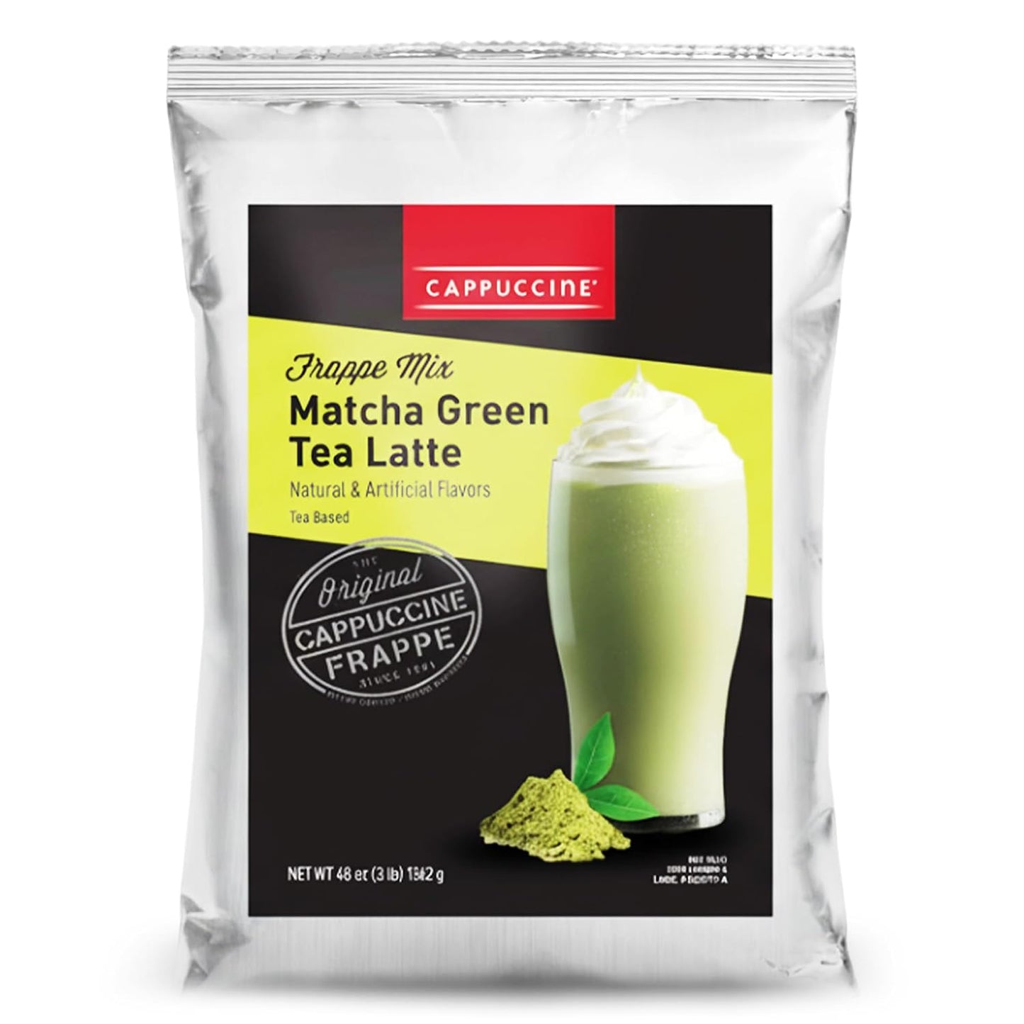 Cappuccine Sweetened Matcha Green Tea, 3 Pounds