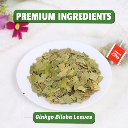 Jarteela Lemon Balm Tea, 1.5g x 60 Count - Natural Melissa Officinalis - Pyramid Herbal Lemon Balm Tea Bags for Digestion - Non-GMO - Caffeine-Free