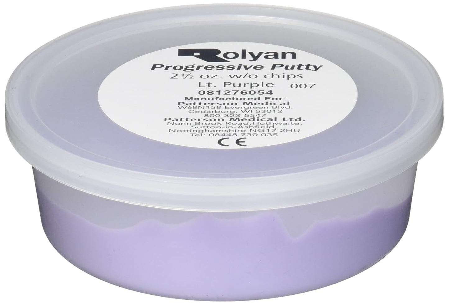 Sammons Preston Progressive Putty for Physical Therapeutic Hand Exercises, Flexible Putty for Finger and Hand Recovery and Rehabilitation, Occupational Therapy, 2.5 oz. with 4 Progress Chips