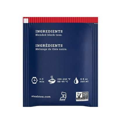 STASH English Breakfast Black Tea, 120 Bags (6 Boxes of 20), Caffeinated