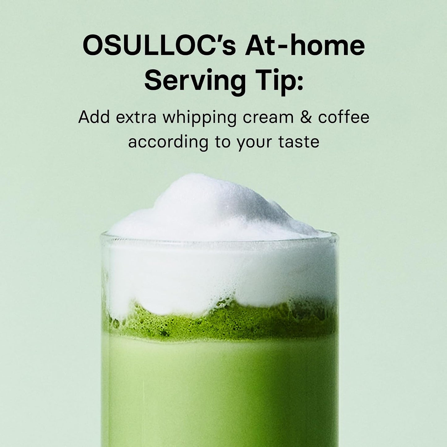 OSULLOC Jeju Matcha Milk Tea (7oz X 10 Packets), Easy on-the-go Stick type Powder Blended tea, Deep flavored matcha & creamy milk