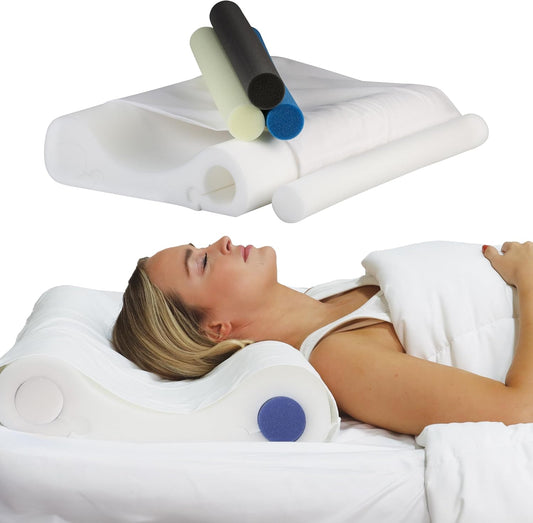 Adjustable Cervical Pillow for Neck Pain Relief, Side & Back Sleepers