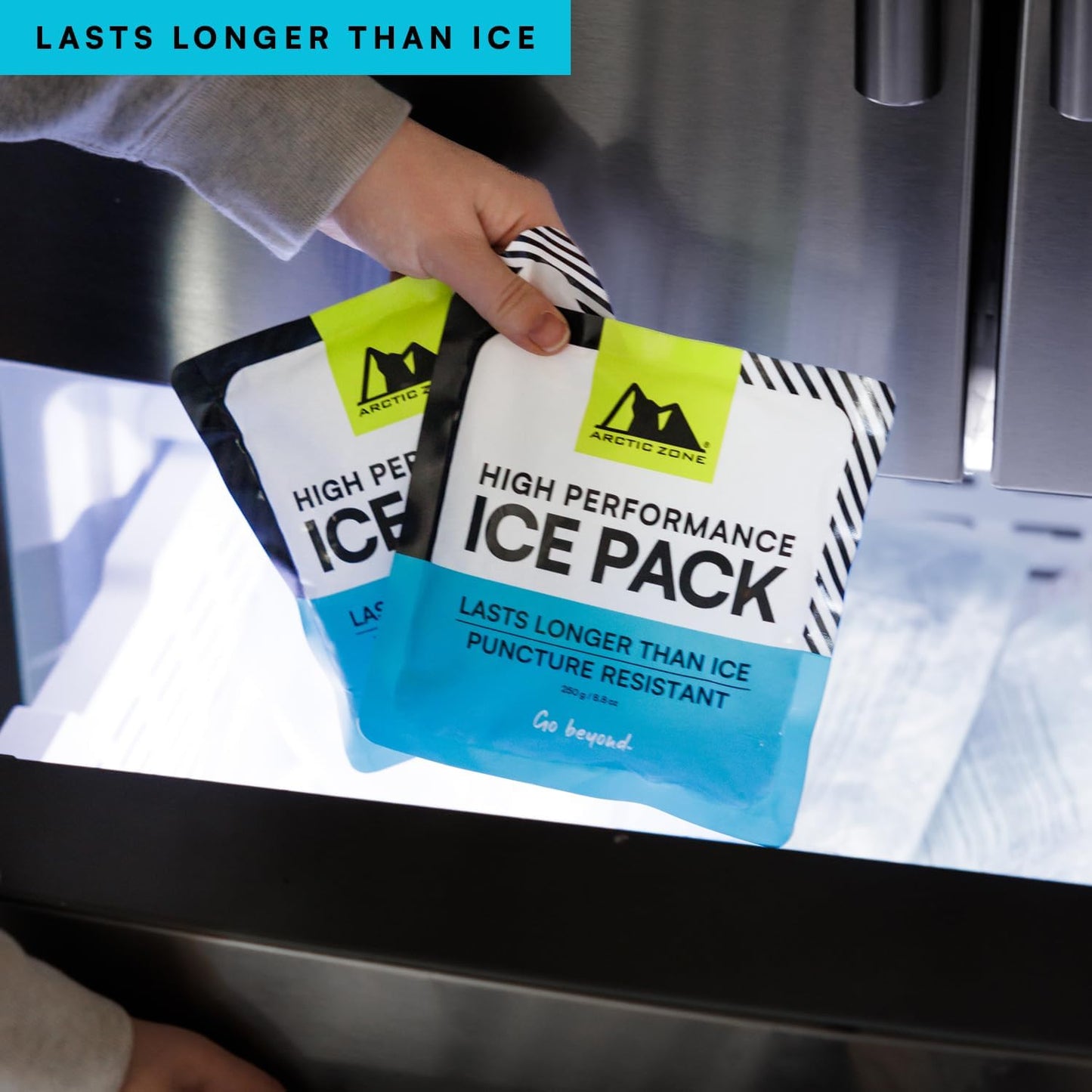 Arctic Zone Titan Deep Freeze Ice Pack- (2 Pack) 600 Gram High Performance Ice Pack - Long-Lasting, Puncture-Resistant Cold Pack Filled with Non-Toxic Gel…