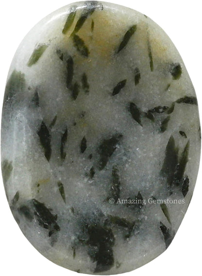 Amazing Gemstone Labradorite Thumb Worry Stone, Anxiety Stone, Healing Crystals - Piedra Crystal Fidget for Gift, Meditation, Calming, Relaxation, Stress Relief - Colors B