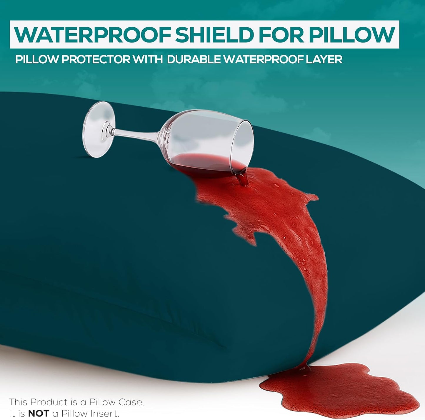 Utopia Bedding Premium 100% Waterproof Pillow Protectors with Zipper Standard Size (Set of 4), Bed Bug and Dust Mite Proof Zippered Pillow Covers, Pillow Encasement Cases, Gray