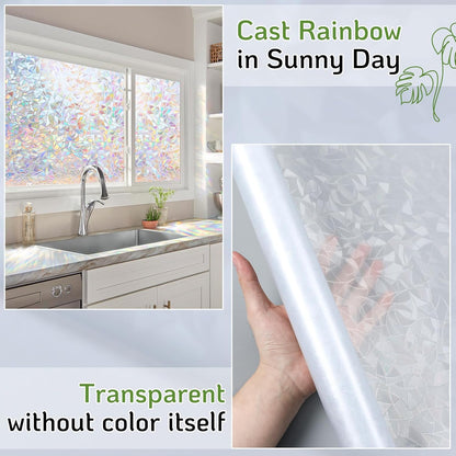 LUTE Blackout Window Film, Window Tint for Home Privacy, 17.5" x 78.7"