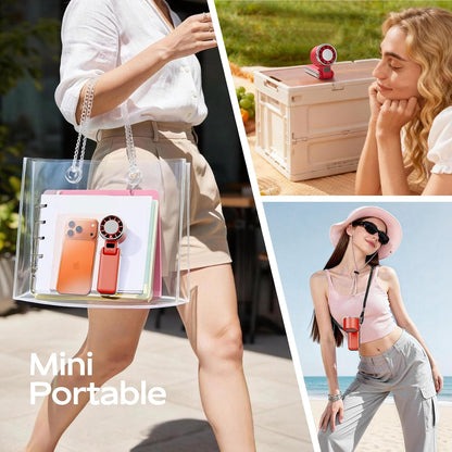 SHEWIND Portable Handheld Fan with Ice Cooling-5 Gear High Speed Turbo Personal Fan Rechargeable,Up to 11 Hrs,Mini Fan Handheld,Europe Travel Essentials Accessories, Beach Vacation, Gifts for Women