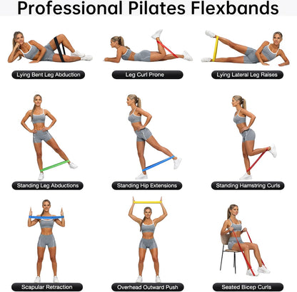 Fittest Pro by Limm Resistance Bands for Legs and Butt, Fabric Exercise Loop Bands Yoga, Pilates, Rehab, Fitness and Home Workout, Strength Bands for Booty