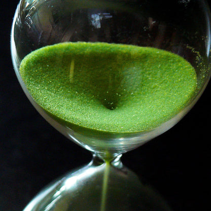 Hourglass, HoveBeaty Hand-Blown Sand Timer Set for Time Management 15 Minutes Durable Glass Construction (15 Min, Black)