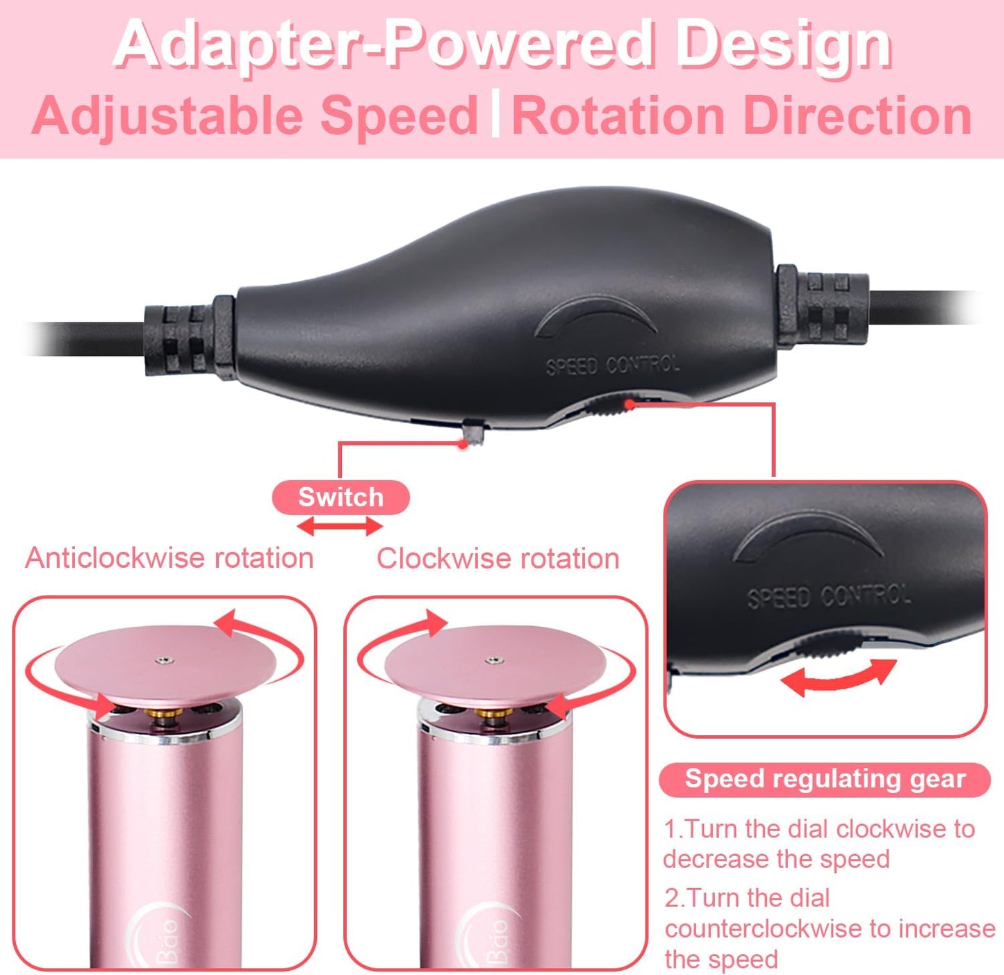 HayZBao Electric Foot Callus Remover - Electric Callus Remover for Feet,Foot Scrubber with 60 Pcs Sandpaper Discs,Professional Pedicure Tool for Dead Skin - Black