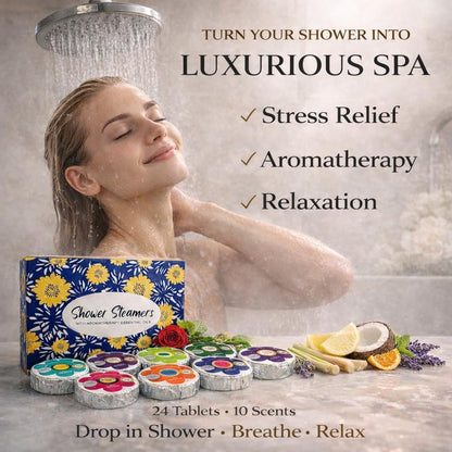 Bath Bombs for Women Gift Set - 24 Natural and Organic Bath Bombs with Essential Oils & Moisturizing Shea Butter, Spa Birthday Gift, Selfcare Gifts, Women, Teen Girls, Bridesmaid Gift