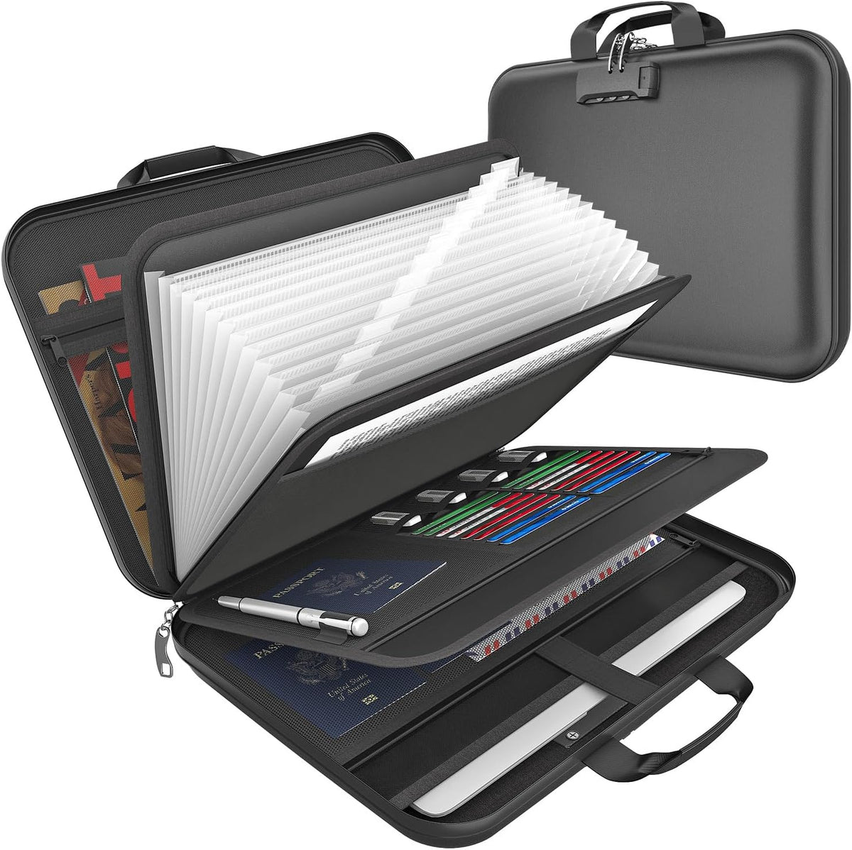 onvvippiv Important Document Organizer Folio Accordion File Organizer