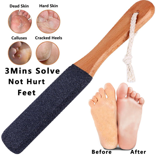 Kinepi Foot File & Foot Scrubber,Pumice Stone for Feet Callus Remover | Pedicure foot rasp helps smooth cracked heels,dead skin,and hard skin after shower for wet or dry daily and weekly foot care