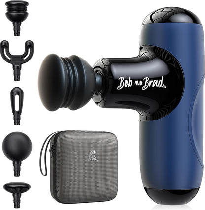BOB AND BRAD Q2 Pro Mini Massage Gun with Heat and Cold, Pocket-Sized Deep Tissue Massager, HSA Portable Percussion Muscle Massager Gun, Ultra Small & Quiet Muscle Massager, FSA Eligible