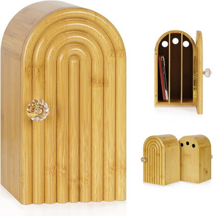 Phone Box for Family Time, Bamboo Cell Phone Jail, White