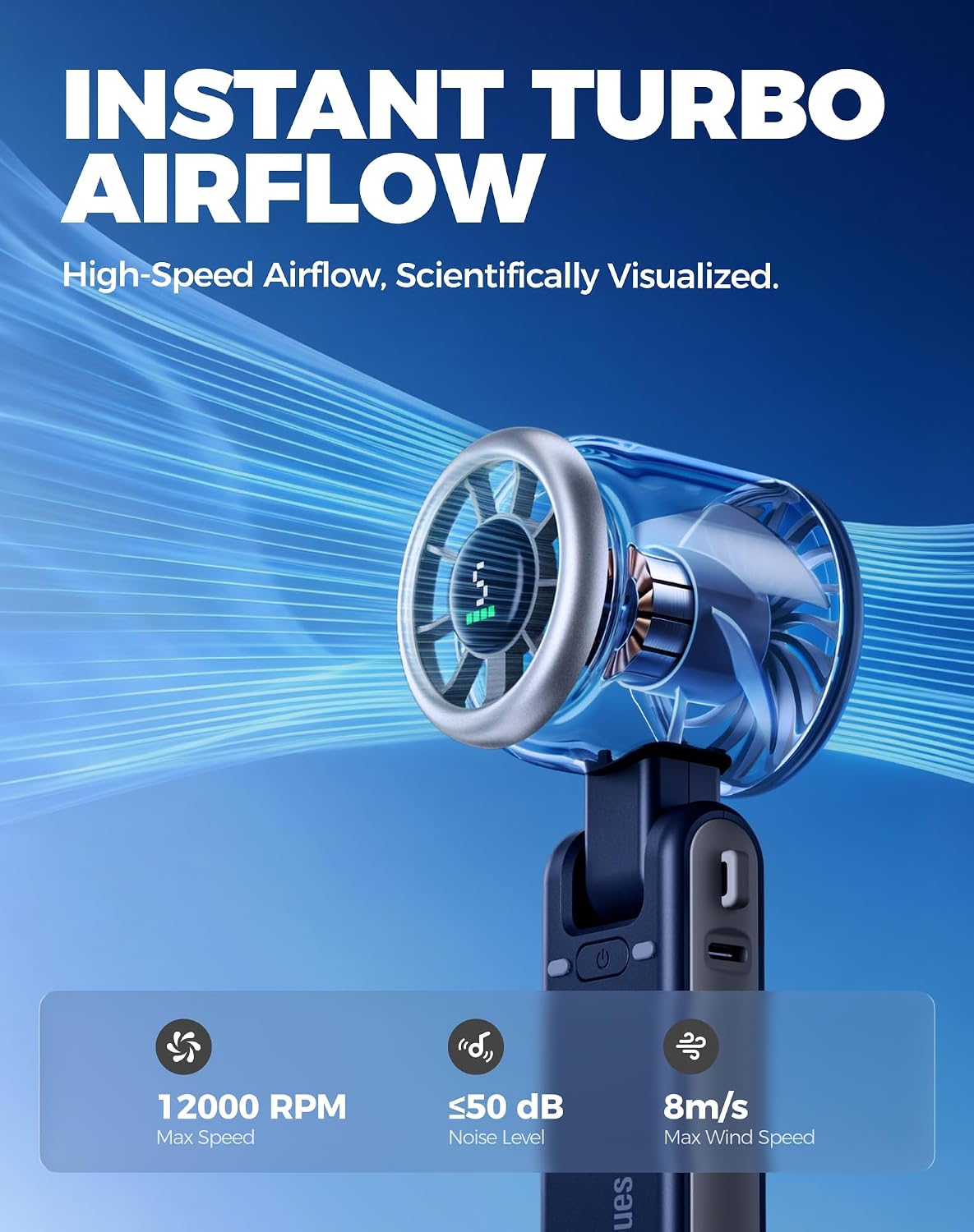 Diveblues Portable Handheld Turbo Fan
