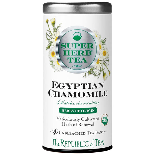 The Republic of Tea SuperHerb Organic Egyptian Chamomile Herbal Tea, 36 Ct