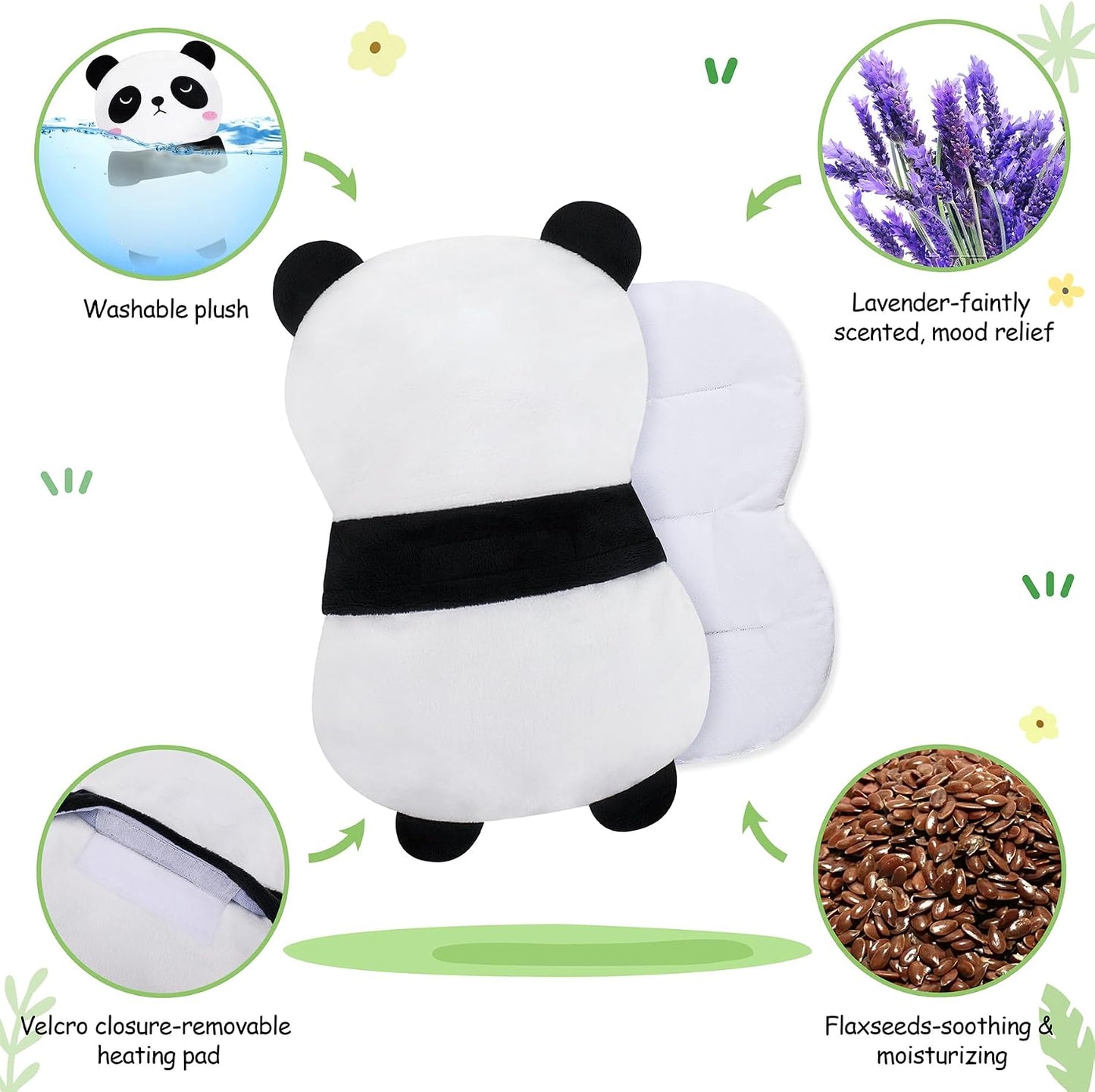 Microwave Heating Pad for Period Cramps,Otter Microwavable Heating Pad for Shoulder Neck Back Knee Pain Relief with Lavender Scented,Cute Otter Plush Toys Heat Pack for Women Kids Birthday