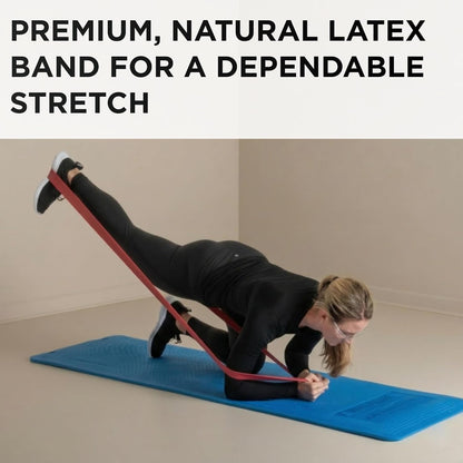 THERABAND Resistance Bands, 6 Yard Roll Professional Latex Elastic Band For Upper & Lower Body, Core Exercise, Physical Therapy, Pilates, Home Workouts, Rehab, Blue, Extra Heavy, Level 5