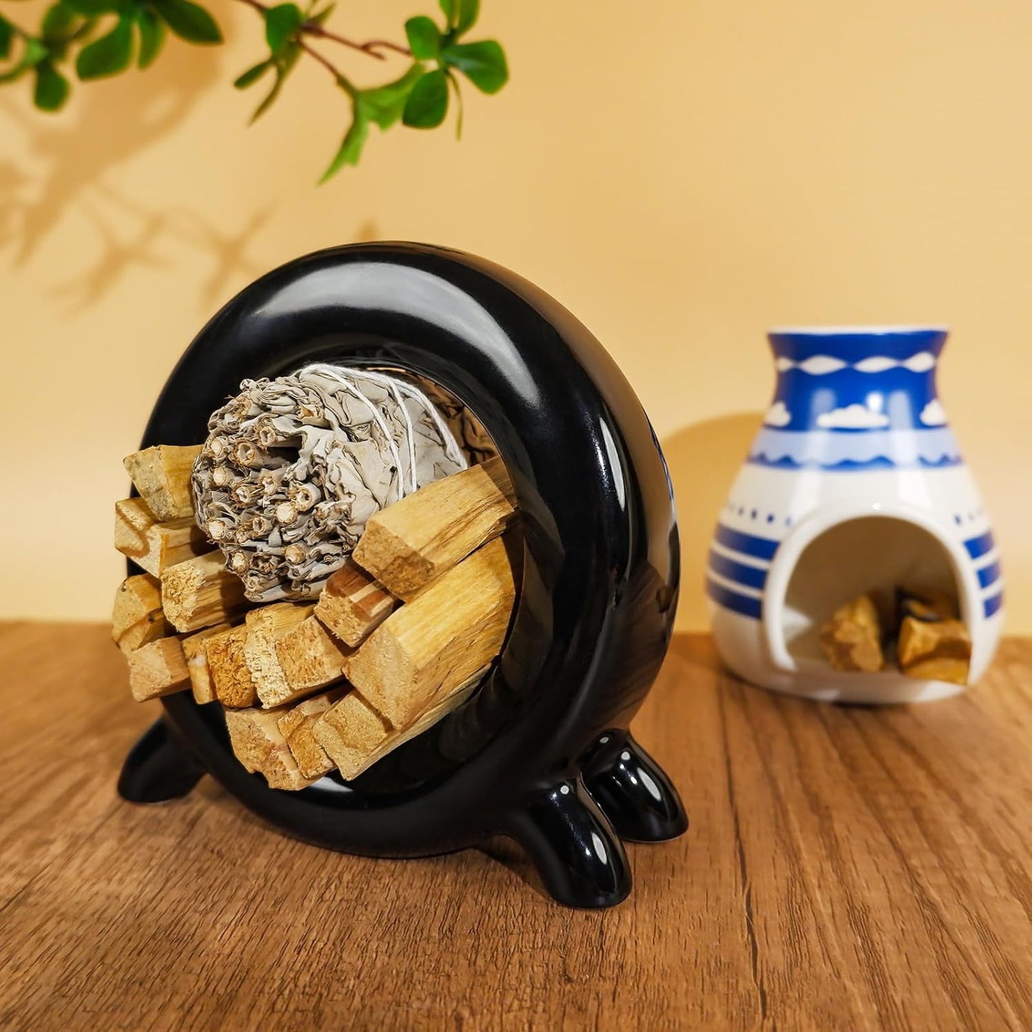 Wooden Palo Santo Holder-Incense Storage Ideal for Palo Santo Sticks& Sage