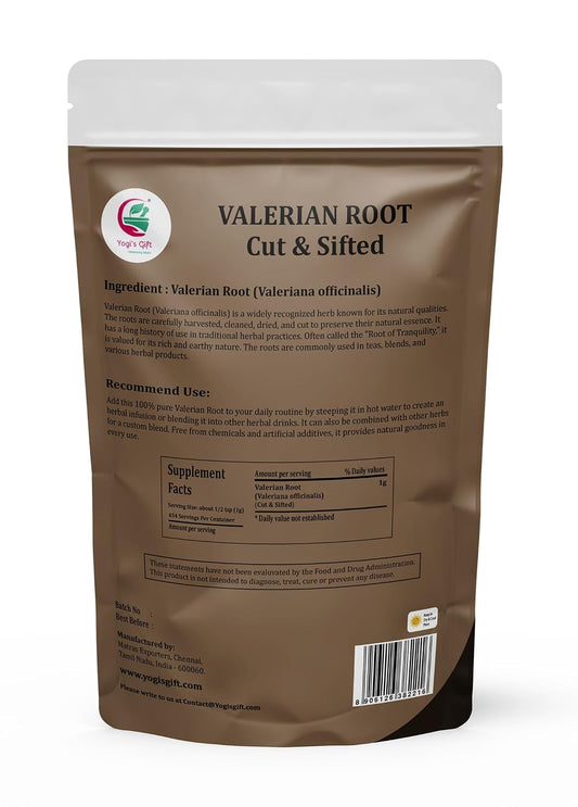 Yogi's Gift® Valerian Root Cut & Sifted 1 lb | Herbal Tea Cut