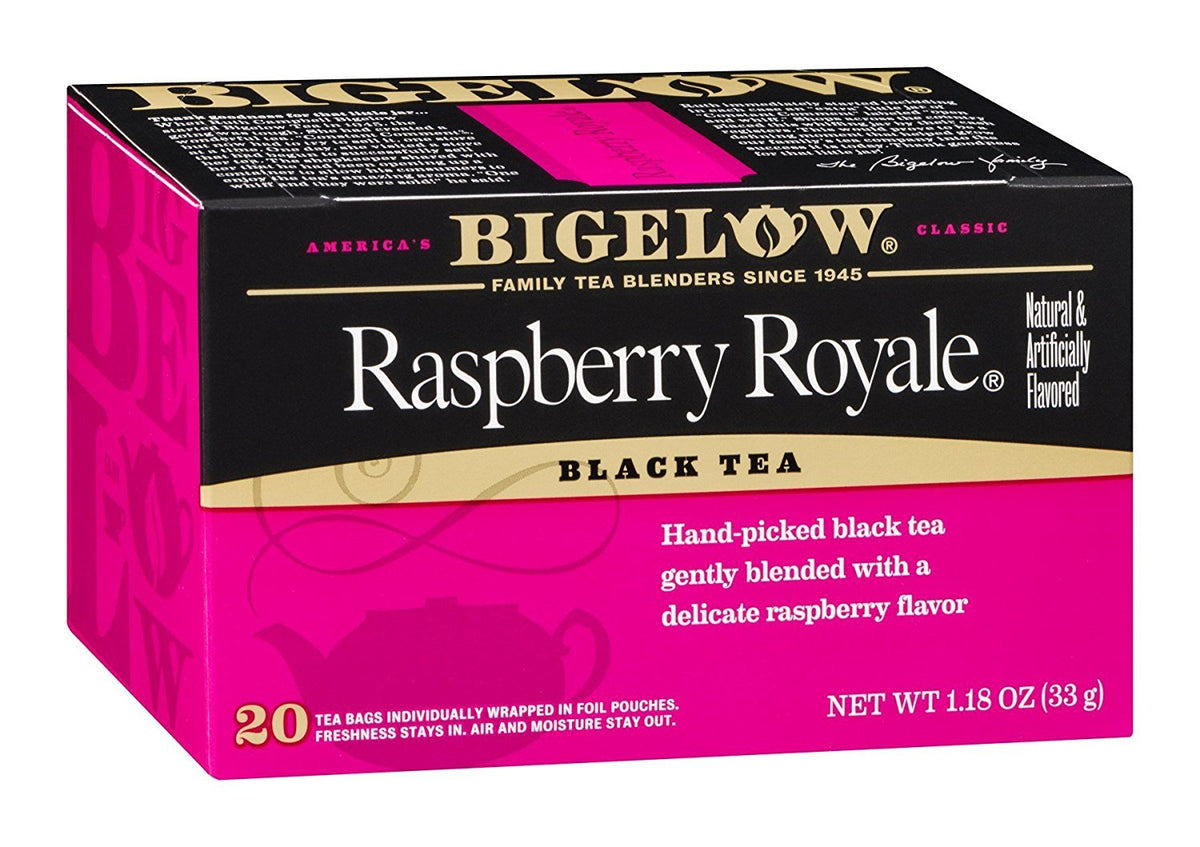 Bigelow Tea Raspberry Royale 20 Bags (Pack of 18)