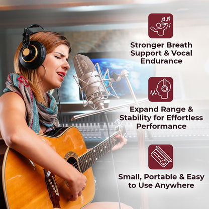 The Breather Voice | Respiratory Breath & Lung Trainer | Strengthen Your Breath Control & Elevate Your Singing Performance