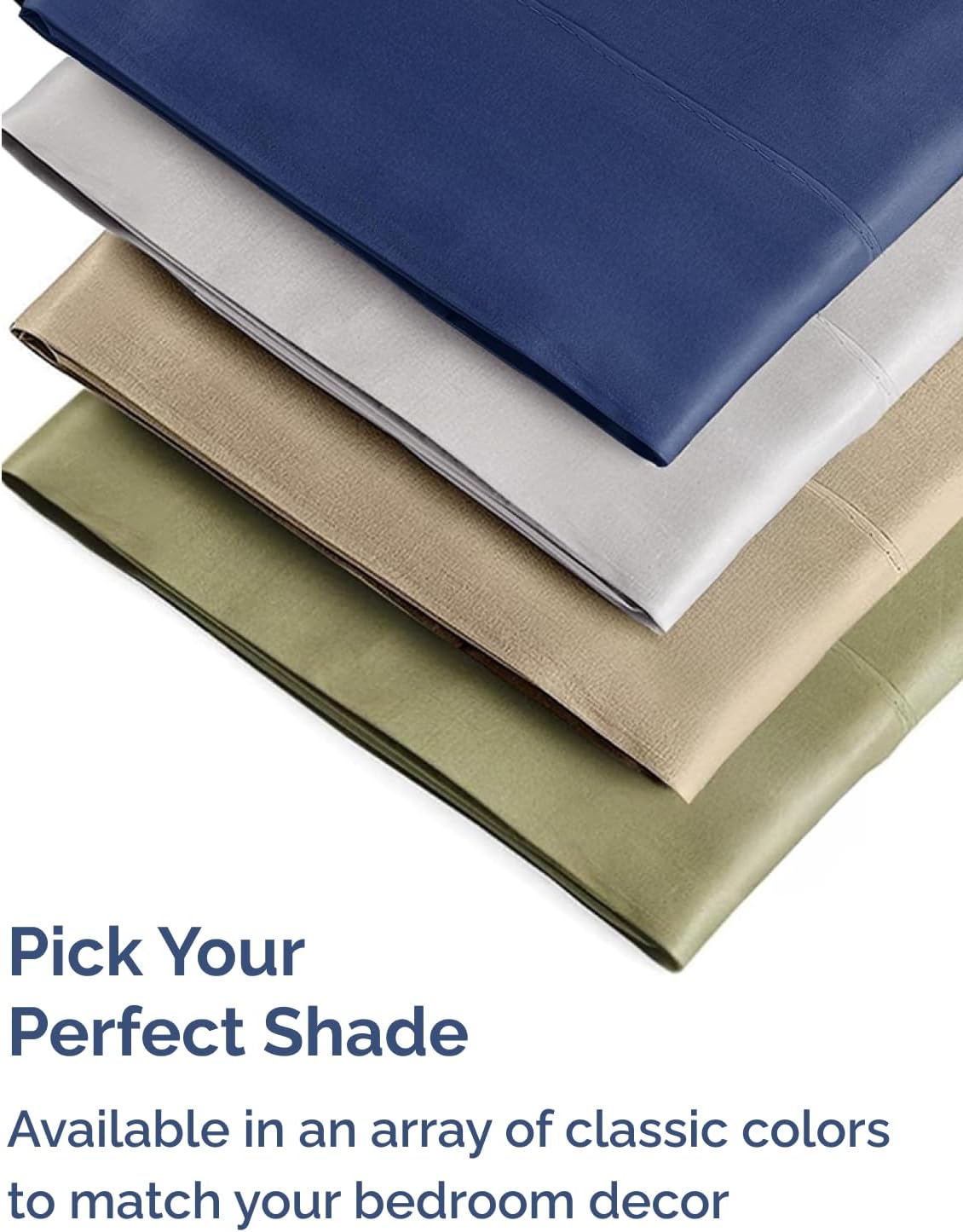 Standard Pillow Cases Set of 10 - Ultra Soft Hotel Quality Pillowcase Covers - Comfy, Cozy & Wrinkle Free - Shrink, Stain and Fade Resistant - Machine Washable Pillow Protectors - 10 Pcs Set - White - Colors A