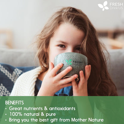 FreshDrinkUS, Premium 150 Lemon Ginger Tea Bags, 100% Natural Ingredients, Hand-made Blend of Lemon and Ginger, Eco-conscious Tea Bags. No Sugar, No Caffeine, Vegan. - Colors A