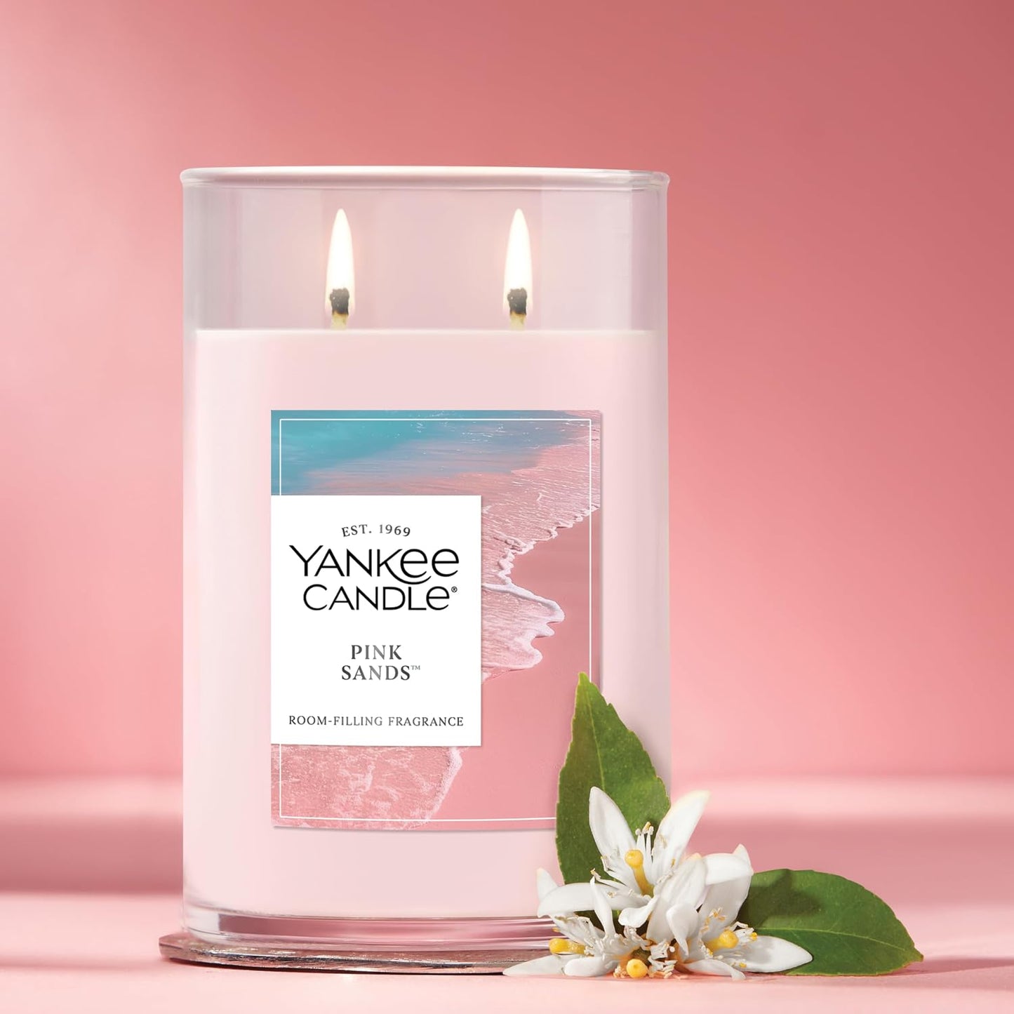 Yankee Candle Sage & Citrus, Scented Candle, 14.5oz 3-Wick Candle Jar with up to 40 Hours Burn Time, Giftable