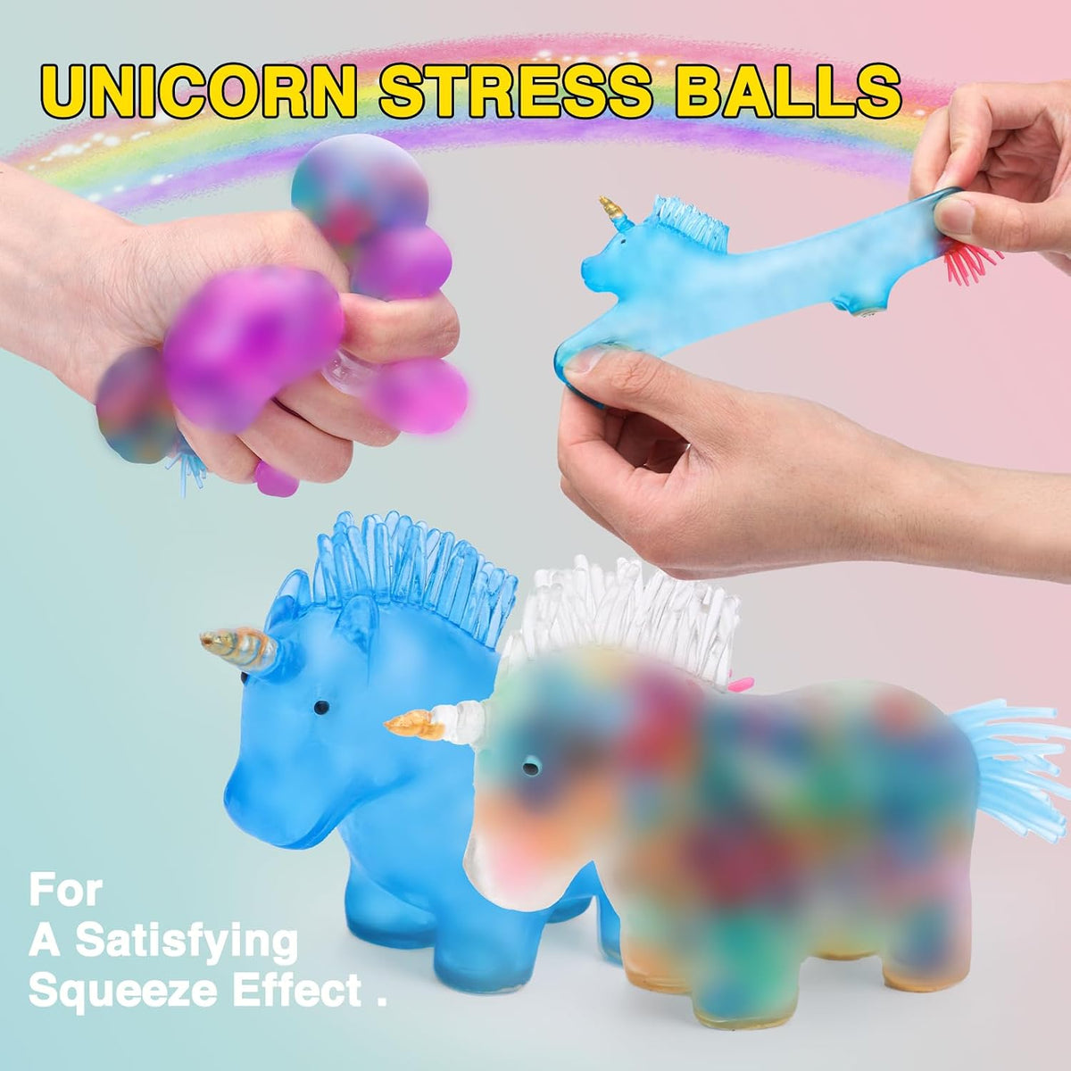 36 Pack Stress Balls, Squishy Balls, Squishy Fidget Stress Relief