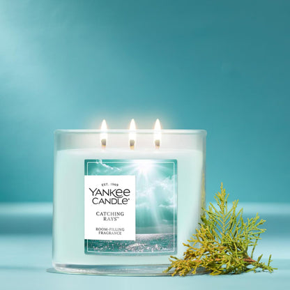 Yankee Candle Sage & Citrus, Scented Candle, 14.5oz 3-Wick Candle Jar with up to 40 Hours Burn Time, Giftable