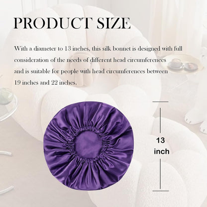 Satin Bonnet Double Layer Silk Bonnet for Sleeping Women for Natural Curly