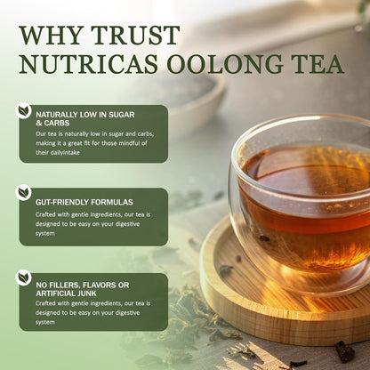 Nutricas Oolong Tea, OrganicTea Bags, Smooth Aroma, 20 Tea Bags