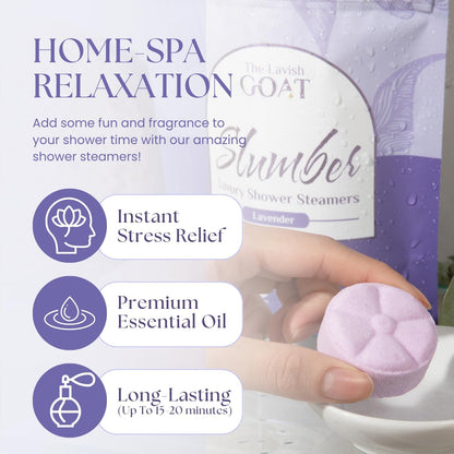 TLG Soothe Shower Steamers Aromatherapy 7 Pack – USA Made with Extra Menthol, Peppermint & Eucalyptus – Shower Bomb for Relaxation, Stress & Sinus Relief – Gift for Men & Women