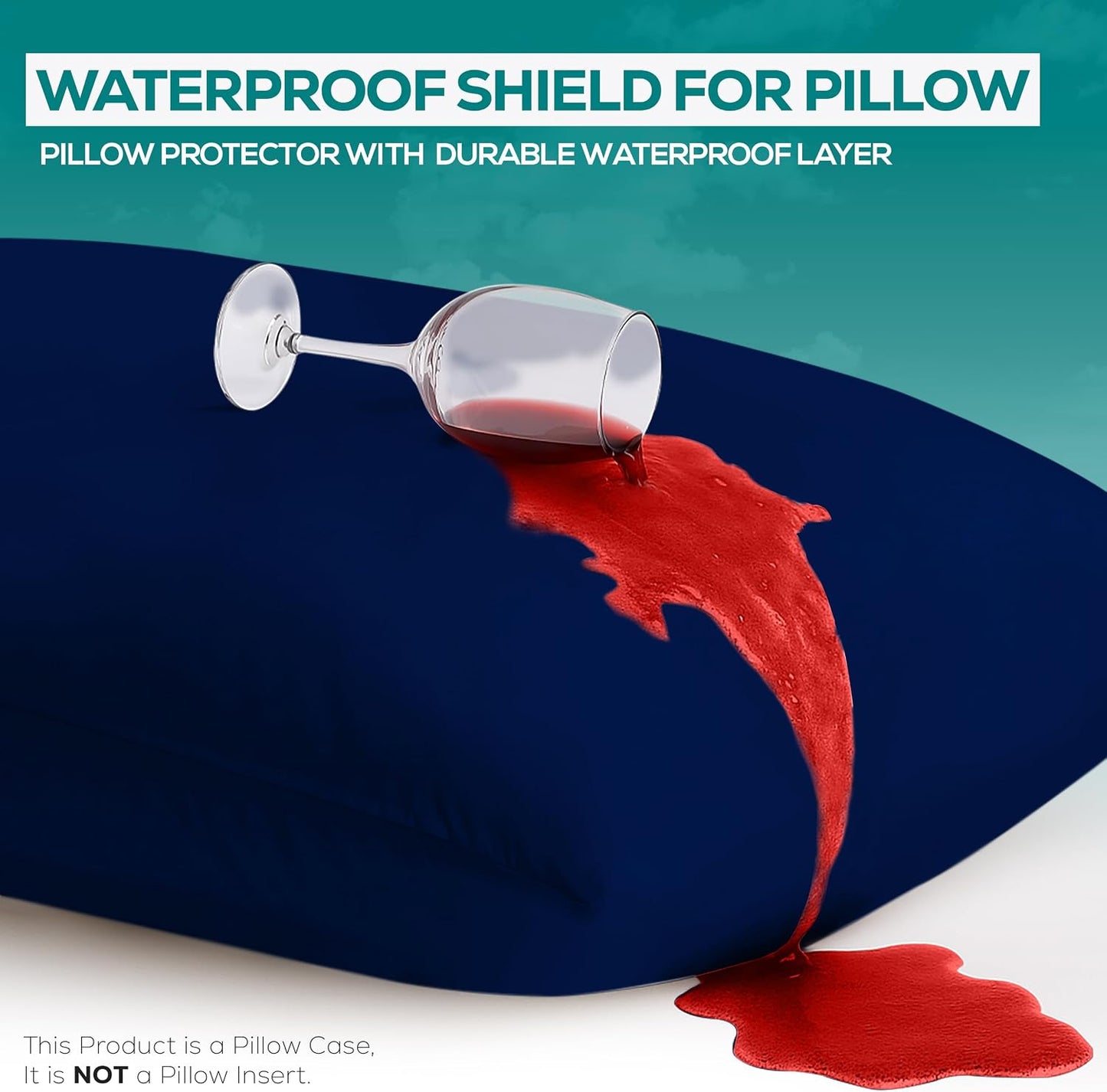 Utopia Bedding Premium 100% Waterproof Pillow Protectors with Zipper Standard Size (Set of 4), Bed Bug and Dust Mite Proof Zippered Pillow Covers, Pillow Encasement Cases, Gray
