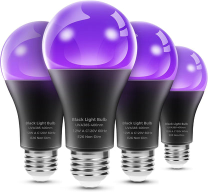 L LOHAS LED Sleep aid Amber Light Bulbs, Blue Light Blocking, A19 9W(60 Watt Equivalent) Dim Light Bulbs, 1800K Warm Light Bulb, E26 Base, 2 Pack