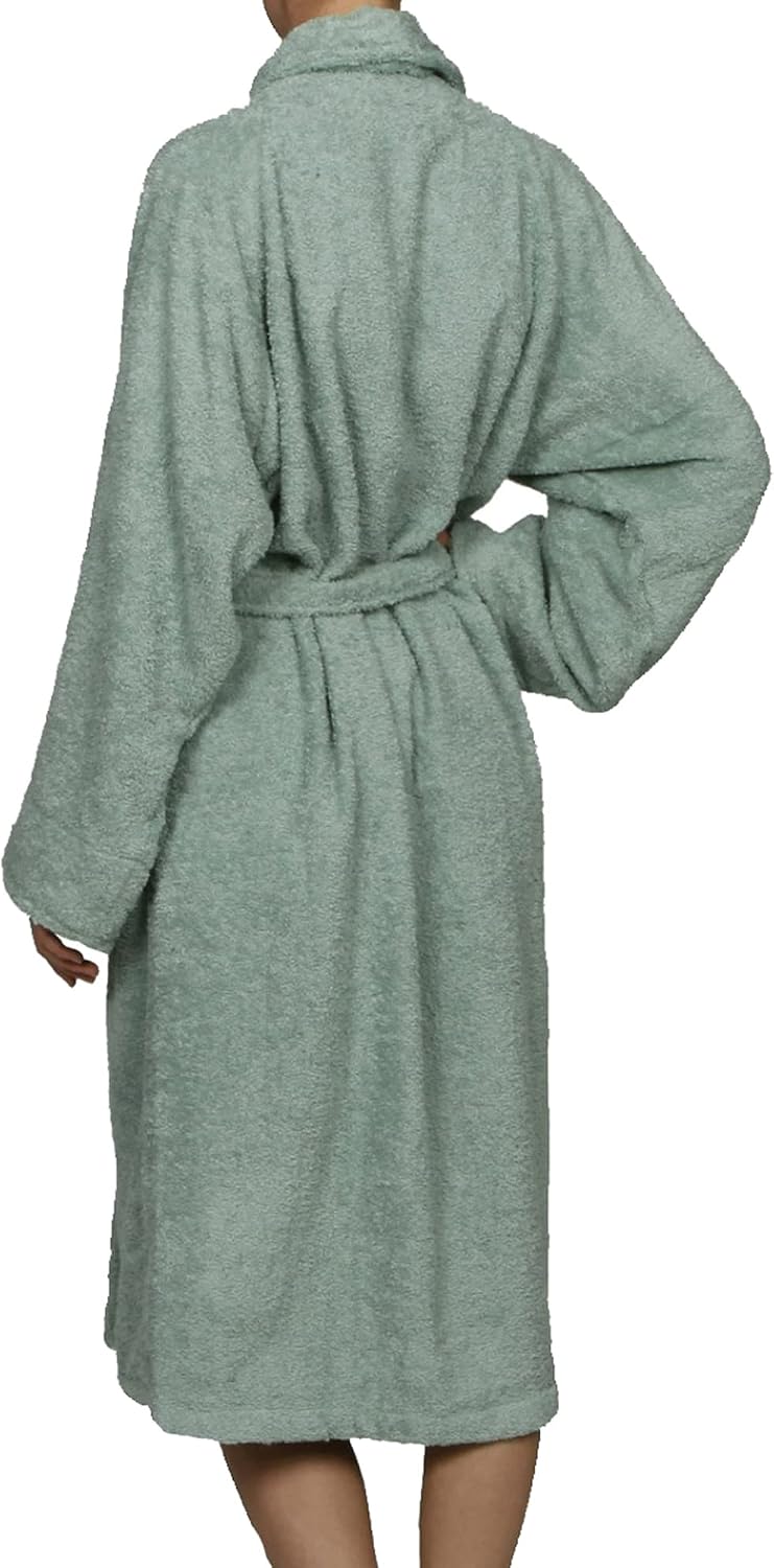 Cotton Unisex Terry Robe, Soft And Absorbent Robes For Men And Women, Bathroom Accessories