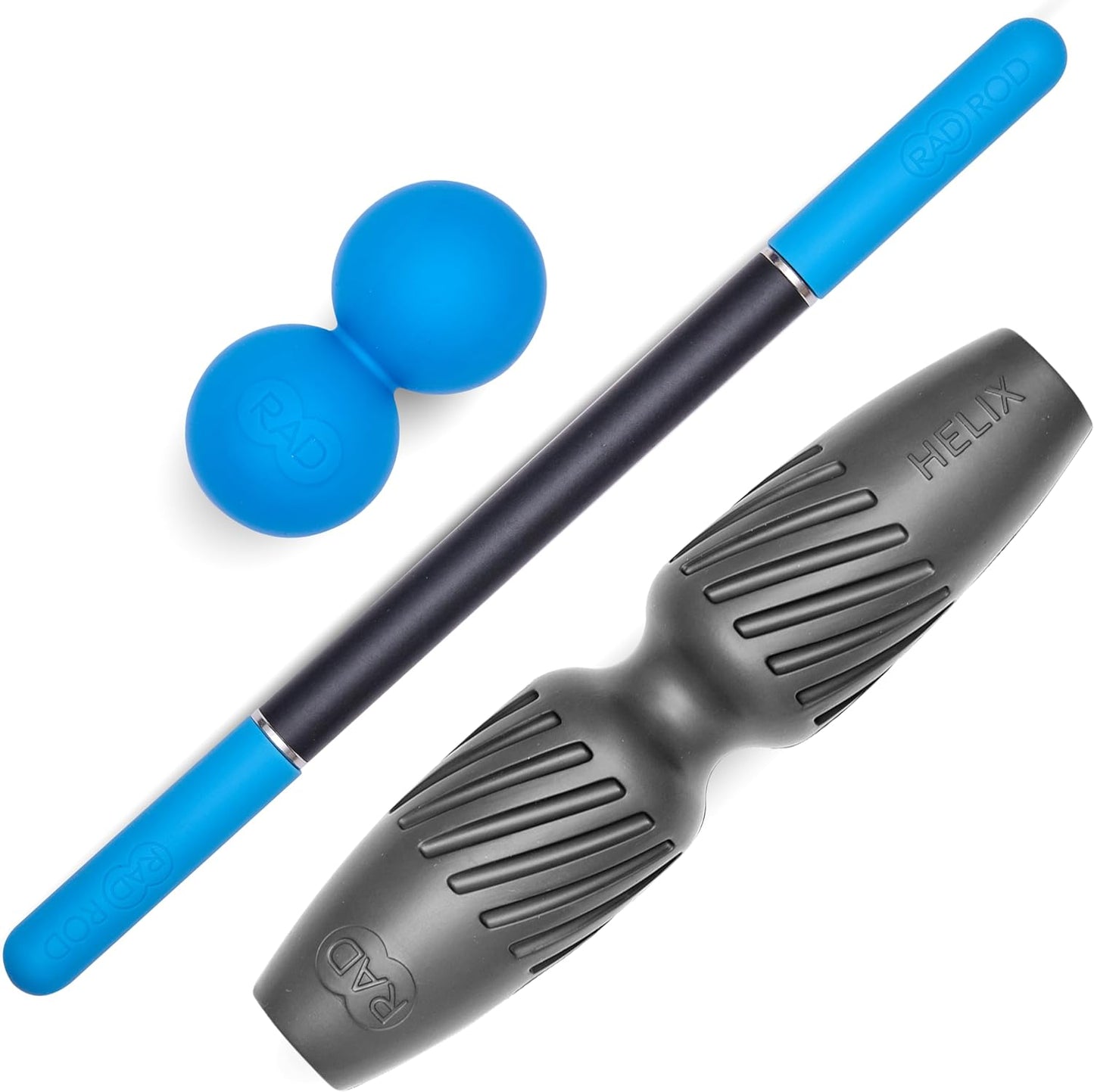 RAD Point Release Kit / 5-in-1 Massage Tool Kit with Block, Massage Balls and Peanut Roller for Self Massage, Mobility and Recovery