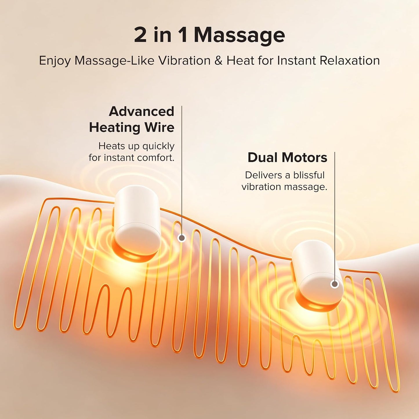 Heating Pad for Back Pain Relief, FSA Eligible HSA,17" x 33" Extra Large Heating Pads for Cramps, Electric Heating Pad with 6 Temperature Controller, Moist & Dry Heat, Auto Shut-Off, Machine Washable