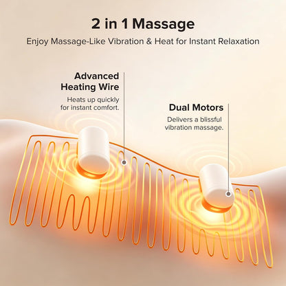 Heating Pad for Back Pain Relief, FSA Eligible HSA,17" x 33" Extra Large Heating Pads for Cramps, Electric Heating Pad with 6 Temperature Controller, Moist & Dry Heat, Auto Shut-Off, Machine Washable