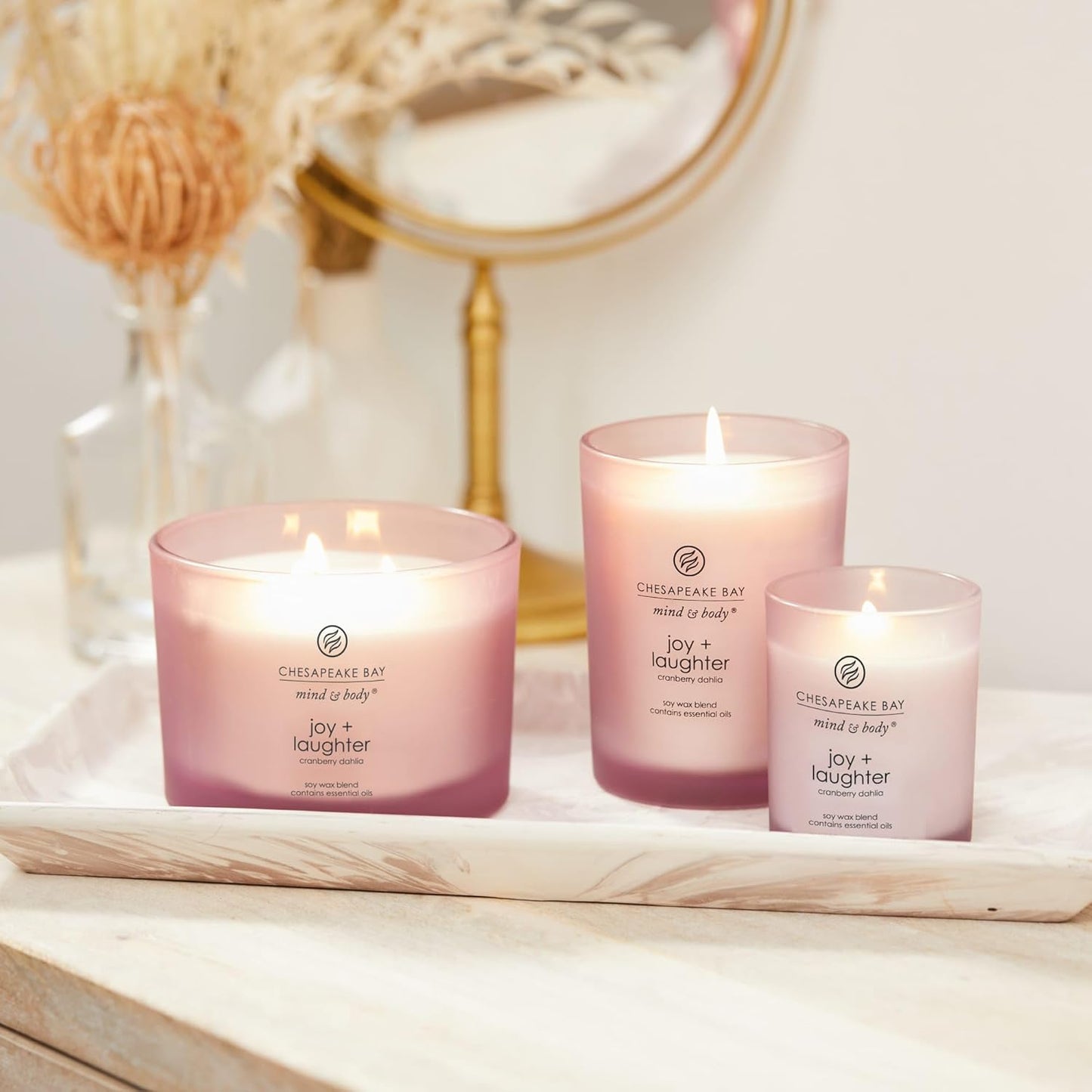 Chesapeake Bay Candle Scented Candle Serenity + Calm (Lavender Thyme) Coffee Table Home Décor