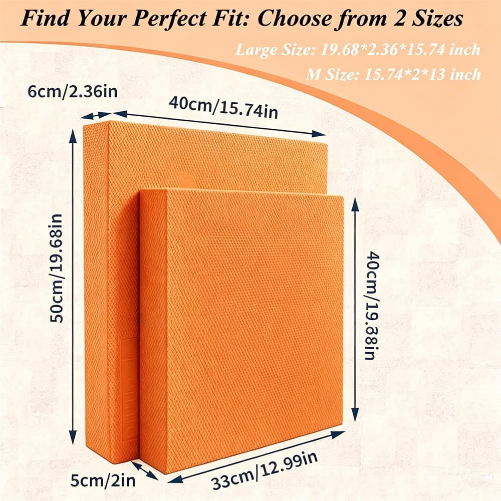 High-Density Balance Pad, Extra Large Balance Pad for Physical Therapy, TPU Foam Balance Board for Rehabilitation Stability Workout Knee and Ankle Exercise