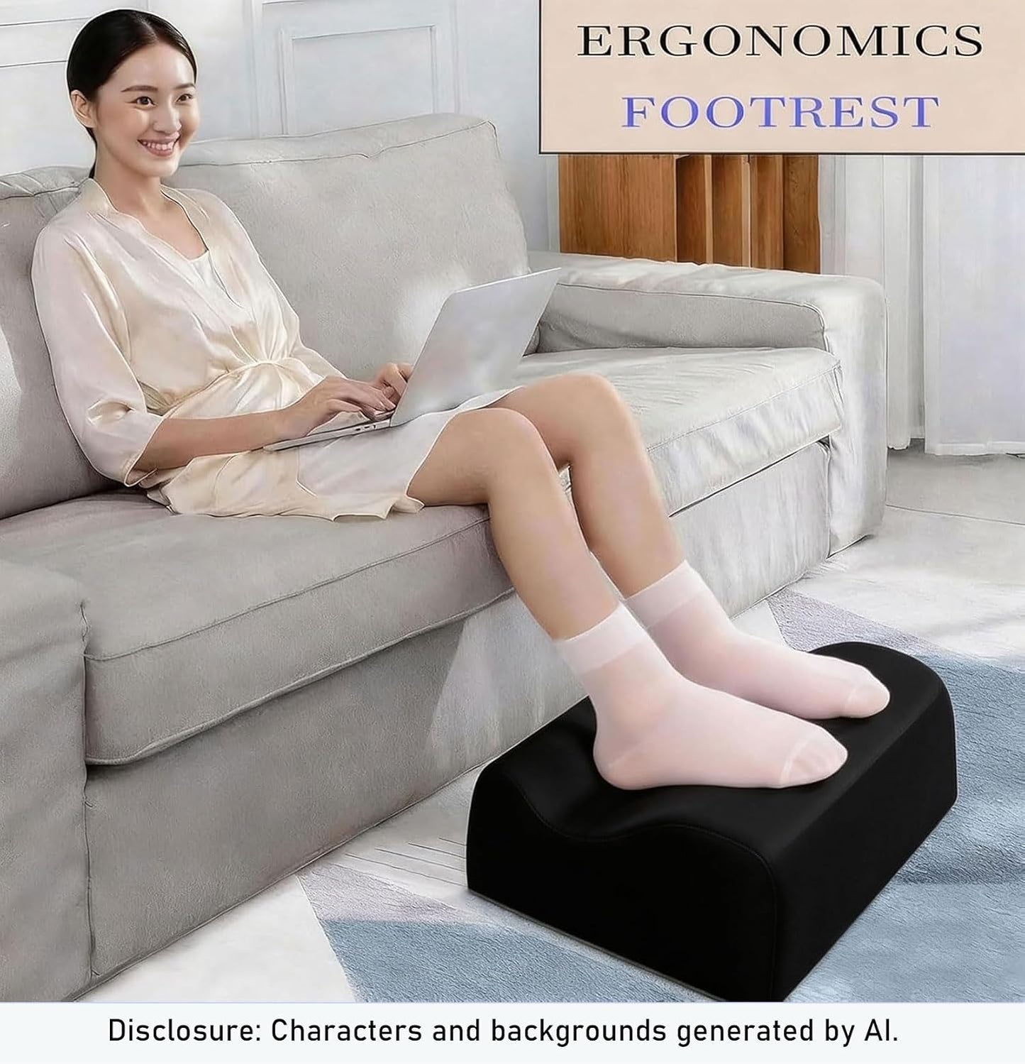 Work Foot Rest Under Desk,Comfort Foot Rest for Couch | Foot Rest For Under Desk at Work,At Soft Ergonomic Footrest,Support Foot Pillow,Heel Chair,Leg Elevation Pillow blue