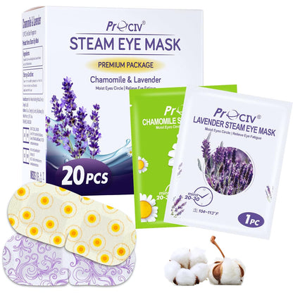 16 Packs Steam Eye Mask,Warm Eye Compress for Dry Eyes Sleep Mask,Hot Auto Heated Eye Masks Relaxing Items for Women Moist Heat for Eyes Soothing Eye Fatigue,Disposable EyeMask for SPA Essentials
