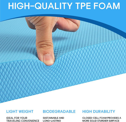 Balance Pad – Stability Trainer for Balance, Stretching, Physical Therapy, Exercise, Mobility, Rehabilitation and Core Training Non-Slip Closed Cell Foam Premium Balance Pad Knee Pad