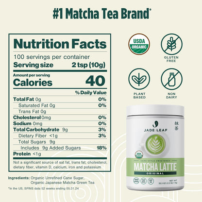 Jade Leaf Matcha Latte Mix, Pumpkin Spice, 91g / 3.2oz