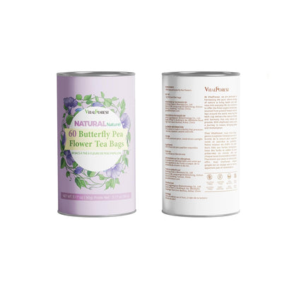 60 Lemon Balm Tea Bags - VitalForest Dried Lemon Balm Leaves Tea -1.5g/Bags, Calming Herb, Stress Relief & Sleep Support, Non-GMO, Caffeine-Free